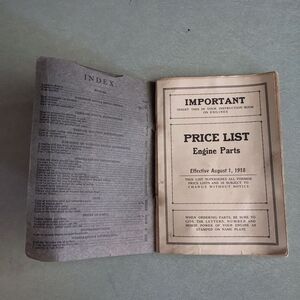 1918 Automobile Parts And Repair Antique Car Auto Illustrated‎ Manual Book